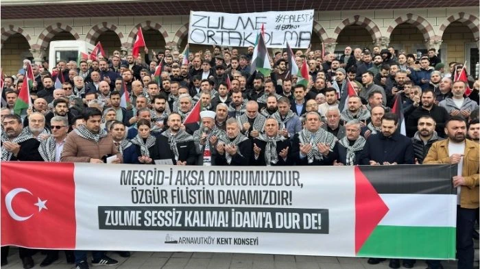 Arnavutk&ouml;y Kent Konseyi&rsquo;nden İsrail&rsquo;e tepki: &ldquo;Zulm&uuml; lanetliyoruz&rdquo;