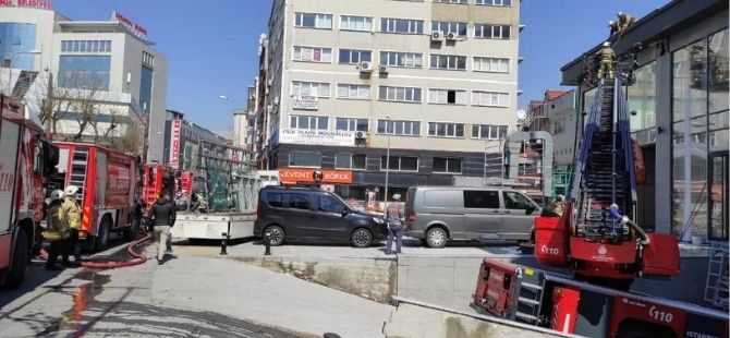  Bayrampaşa'da iş yeri yangını