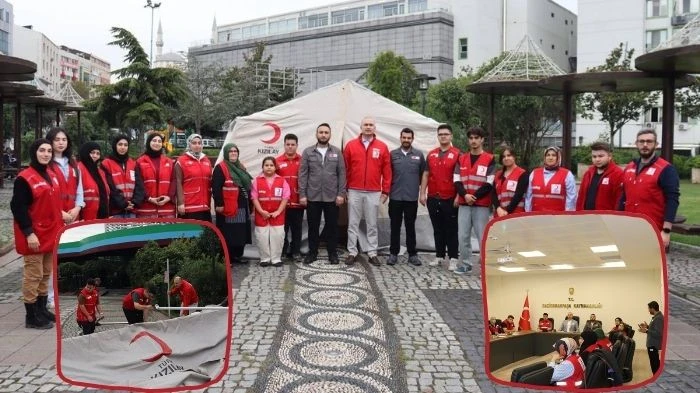 Erzurum Afet Müdahale Merkezi Gaziosmanpaşa'da Eğiitm Verdi.