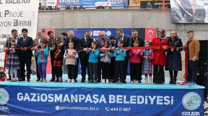 Gazipaşa İlkokulu’nun açılış töreni gerçekleşti.