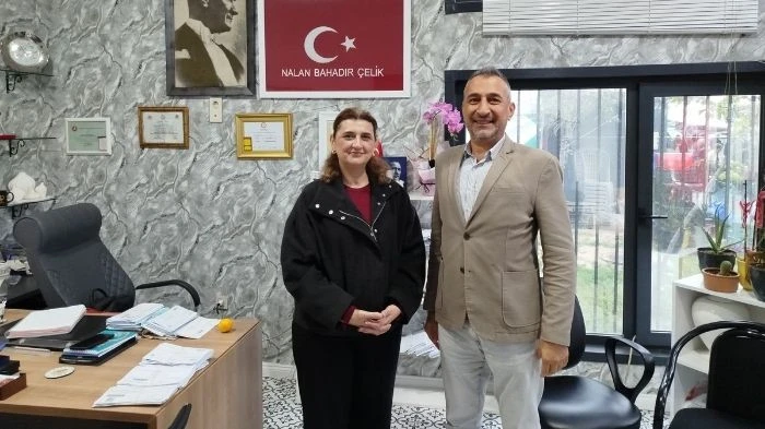 Hürriyet Mahalle Muhtarı Nalan Bahadır Çelik'i Ziyaret Ettik.
