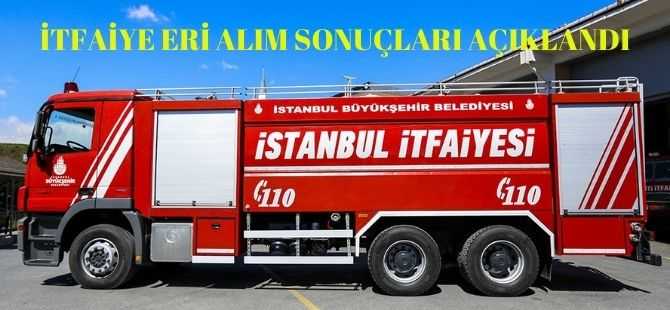 İBB İtfaiye Eri sınav sonuçları açıklandı