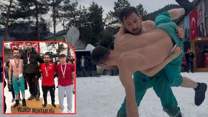 Kar &Uuml;zerinde Karakucak G&uuml;reşleri