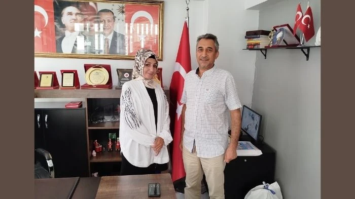 Karadeniz Mahalle Muhtarı Fatma Ertürk'ü Ziyaret Ettik.