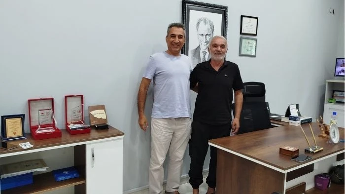 Karayolları Mahalle Muhtarı Hıdır Örs'ü Ziyaret Ettik.