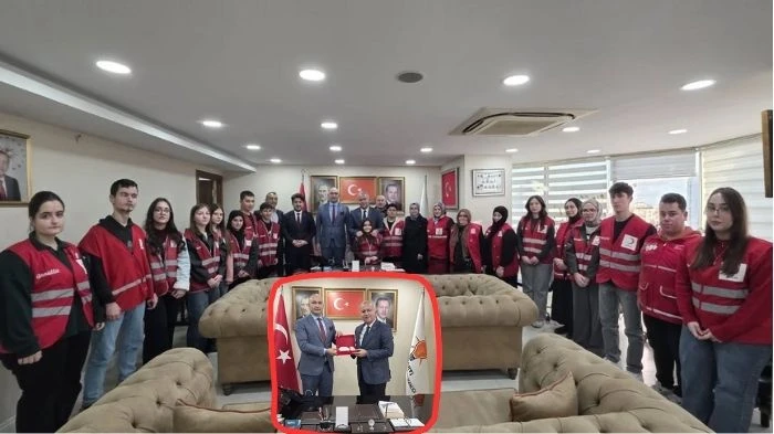 Kızılay’dan AK Parti Gaziosmanpaşa İlçe Başkanı İsmail Ergüneş'e Ziyaret