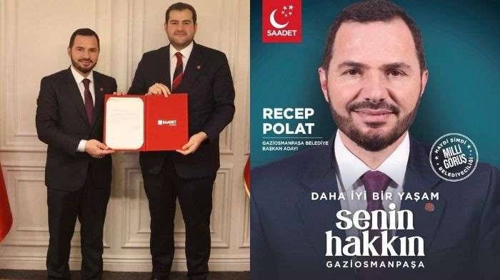 Saadet Partisi Adayı Recep Polat oldu.