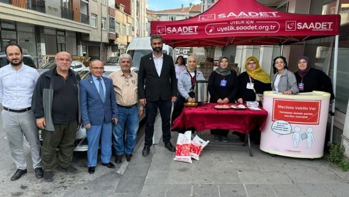 Saadet Partisi Gaziosmanpaşa İl&ccedil;e Başkanlığı Sahada ve Teşkilat &Ccedil;alışmalarında