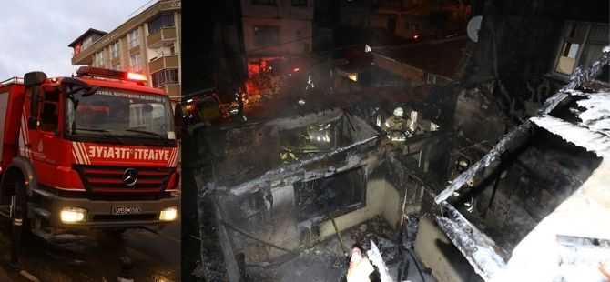 Gaziosmanpaşa'da gecekondu yangını