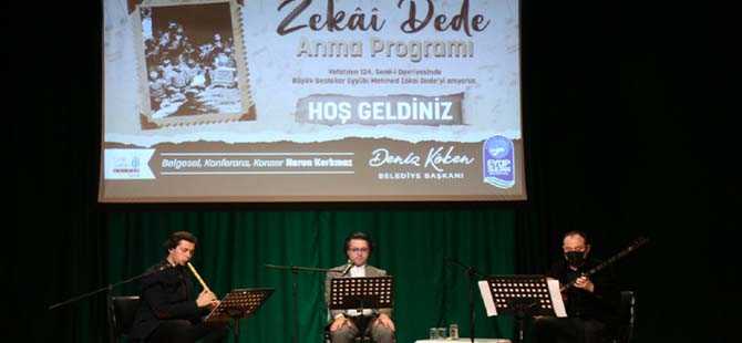 Bestekar Zekai Dede Eyüpsultan'da anıldı